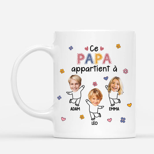 1939MFR1 mug ce papa appartient a version petite fleur personnalise_b78cf082 9b8f 4fd6 aad3 a4d156ec4755