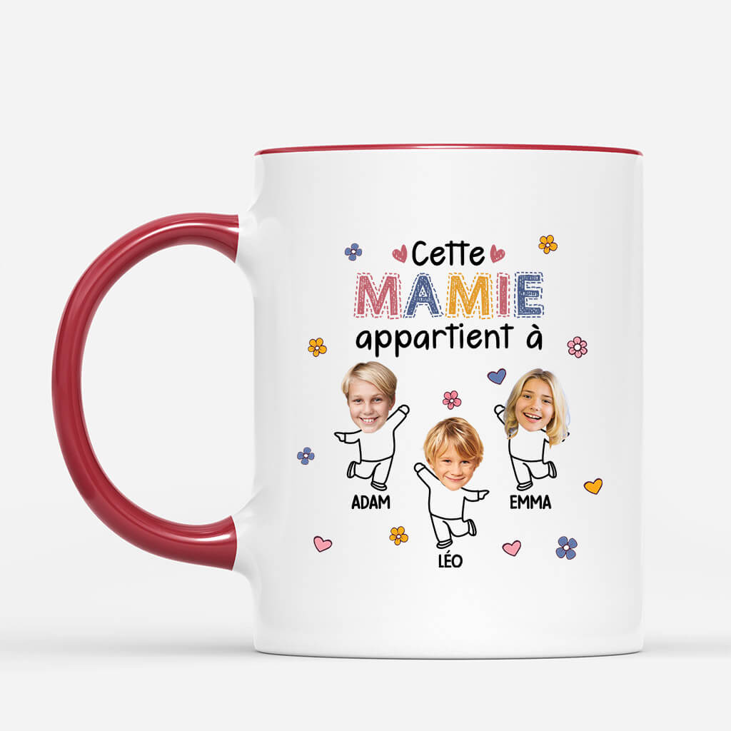1939MFR1 mug cette maman appartient a version petite fleur personnalise_2c80b33c 659f 455b 8a28 ba9f94890460