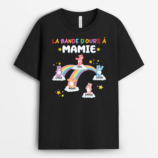 1951AFR1 t shirt la bande dours a maman mamie personnalise