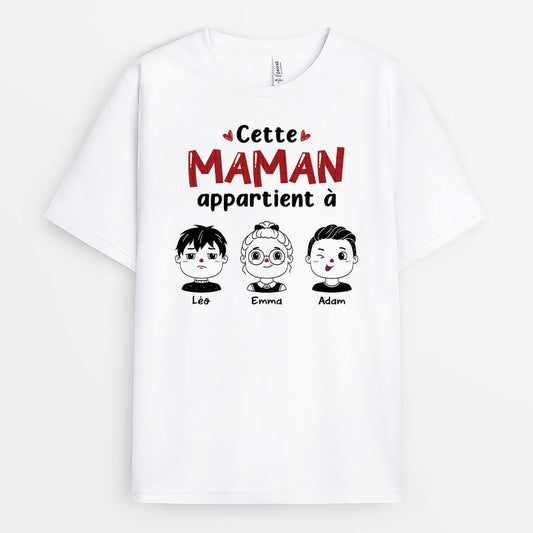 1960AFR1 t shirt cette maman mamie appartient a noir et blanc personnalise_a6df9ca1 b642 494a ad2c b7fae3fd486c