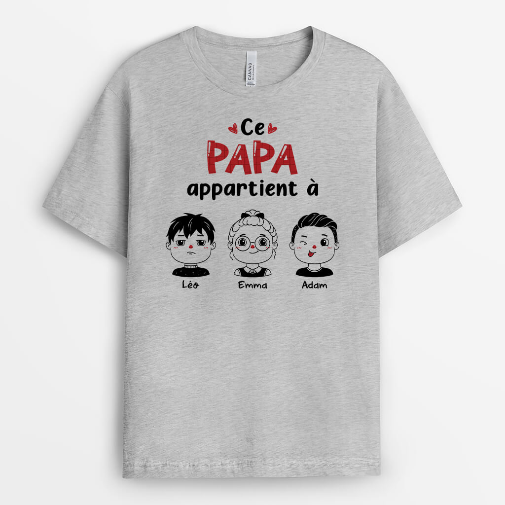 1960AFR2 t shirt cette maman mamie appartient a noir et blanc personnalise_96927e40 2bc3 4fab 9d91 bd87dbf43523