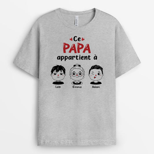 1960AFR2 t shirt cette maman mamie appartient a noir et blanc personnalise_96927e40 2bc3 4fab 9d91 bd87dbf43523