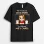 1981AFR1 t shirt tu nes pas mes chats personnalise