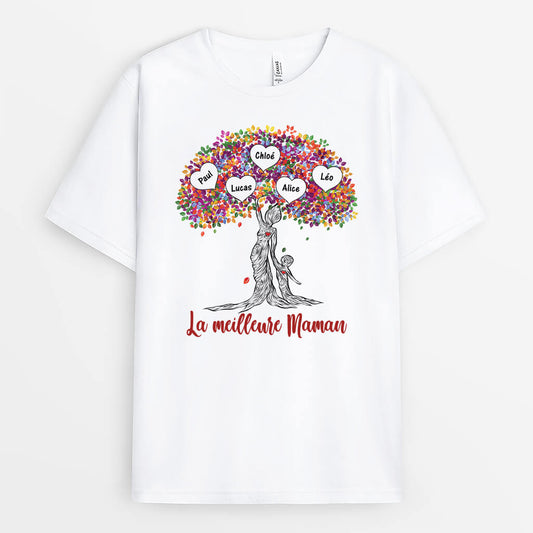2025AFR1 t shirt la meilleure maman mamie personnalise