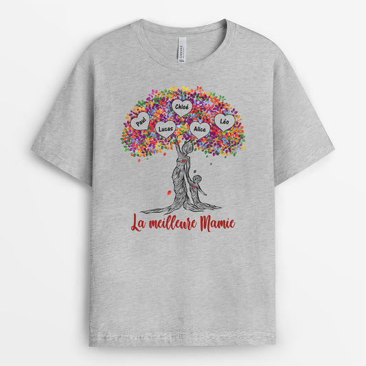 2025AFR2 t shirt la meilleure maman mamie personnalise