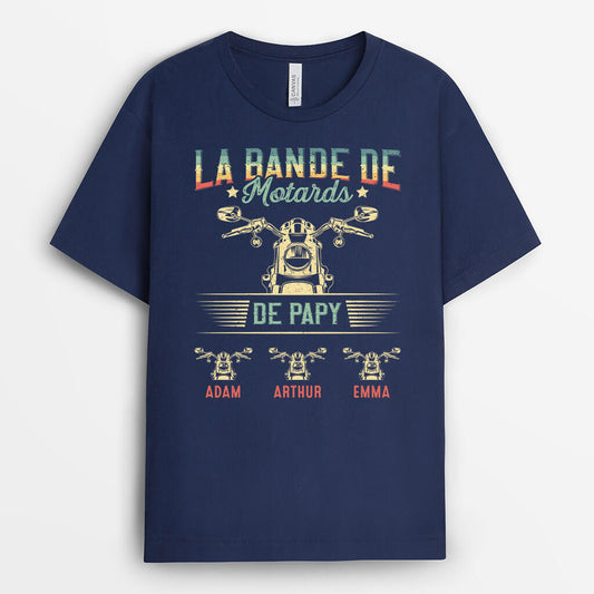 2099AFR2 t shirt la bande de motards de papa papy personnalise