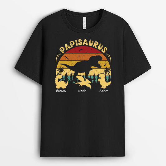 2119AFR1 t shirt papasaurus sauvage personnalise