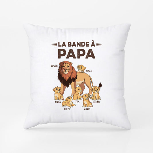 2137PFR1 coussin la bande a papa lion personnalise