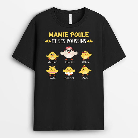 2144AFR1 t shirt les nounous etaient des fleurs personnalise