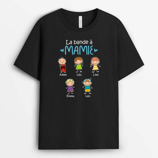 2231AFR1 t shirt la bande a maman mamie version mince personnalise