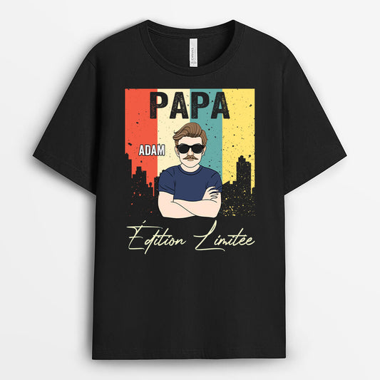 2273AFR2 t shirt papy edition limitee personnalise