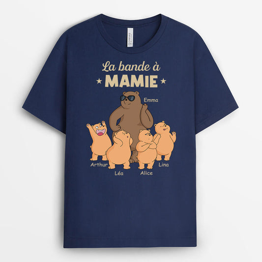 2278AFR1 t shirt la bande a maman mamie ours malin personnalise_2_5ebe9d03 ad07 4dbd ad38 927a32146085