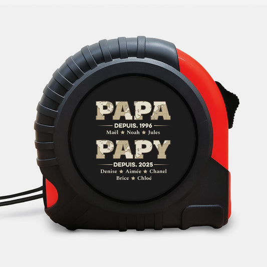 2315OFR1 metre ruban personnalisable papa papy depuis version carte 2315otl5b