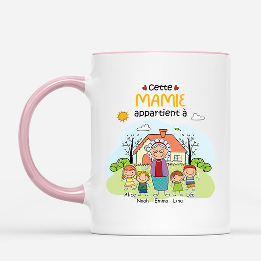 2361MFR2 mug personnalise ce papy cette mamie appartient a 2361m6l5b