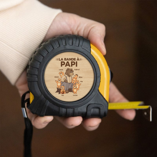 2393OFR2 metre ruban personnalisable pour papa la bande de papa ours 2393oth7b