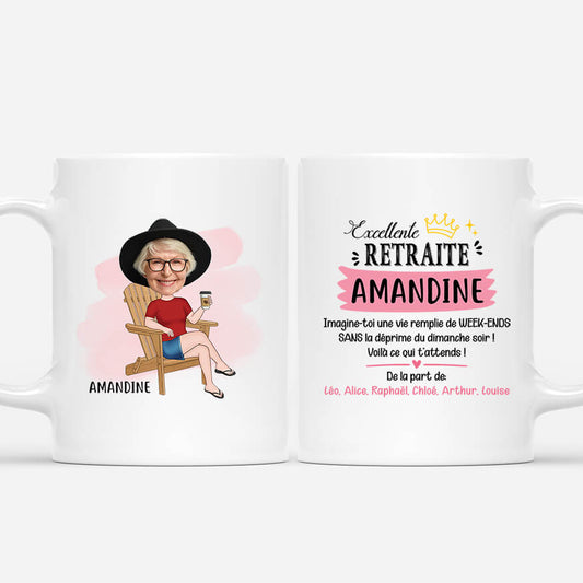 2453MFR1 mug imagine toi une vie remplie de week ends personnalise