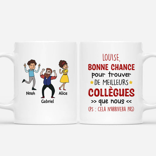 2455MFR3 mug meilleurs collegues que nous cela narrivera pas personnalise