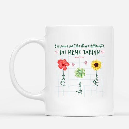 2501MFR1 mug les soeurs sont des fleurs differentes du meme jardin personnalise_2b25235d 7a94 4ee2 846e 3ba94cb7038a