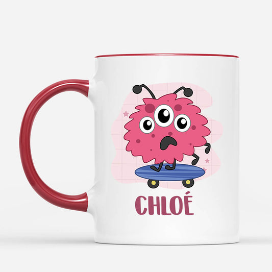 2619MFR2 mug monstre enfant sportif personnalise