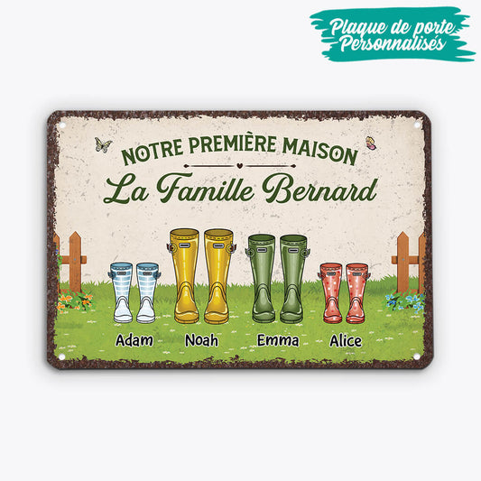 2648EFR2 notre premiere maison plaque maison personnalisee