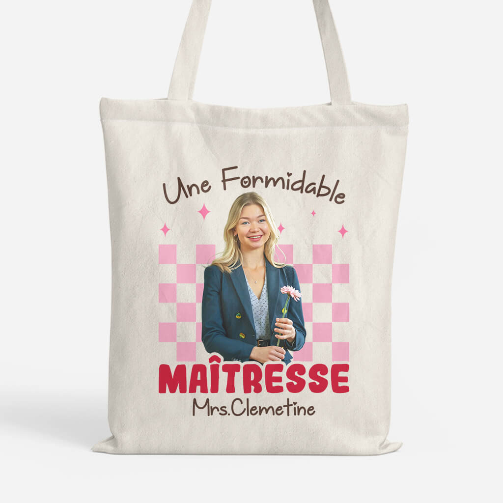 2653BFR1 une formidable maitresse tote bag personnalise pour maitresse