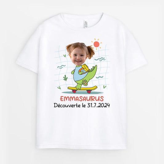 2685AFR1 happysaurus t shirt original pour enfant