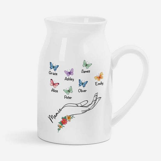 2782OFR1 vase personnalise pour maman avec papillon 2782o6l5a