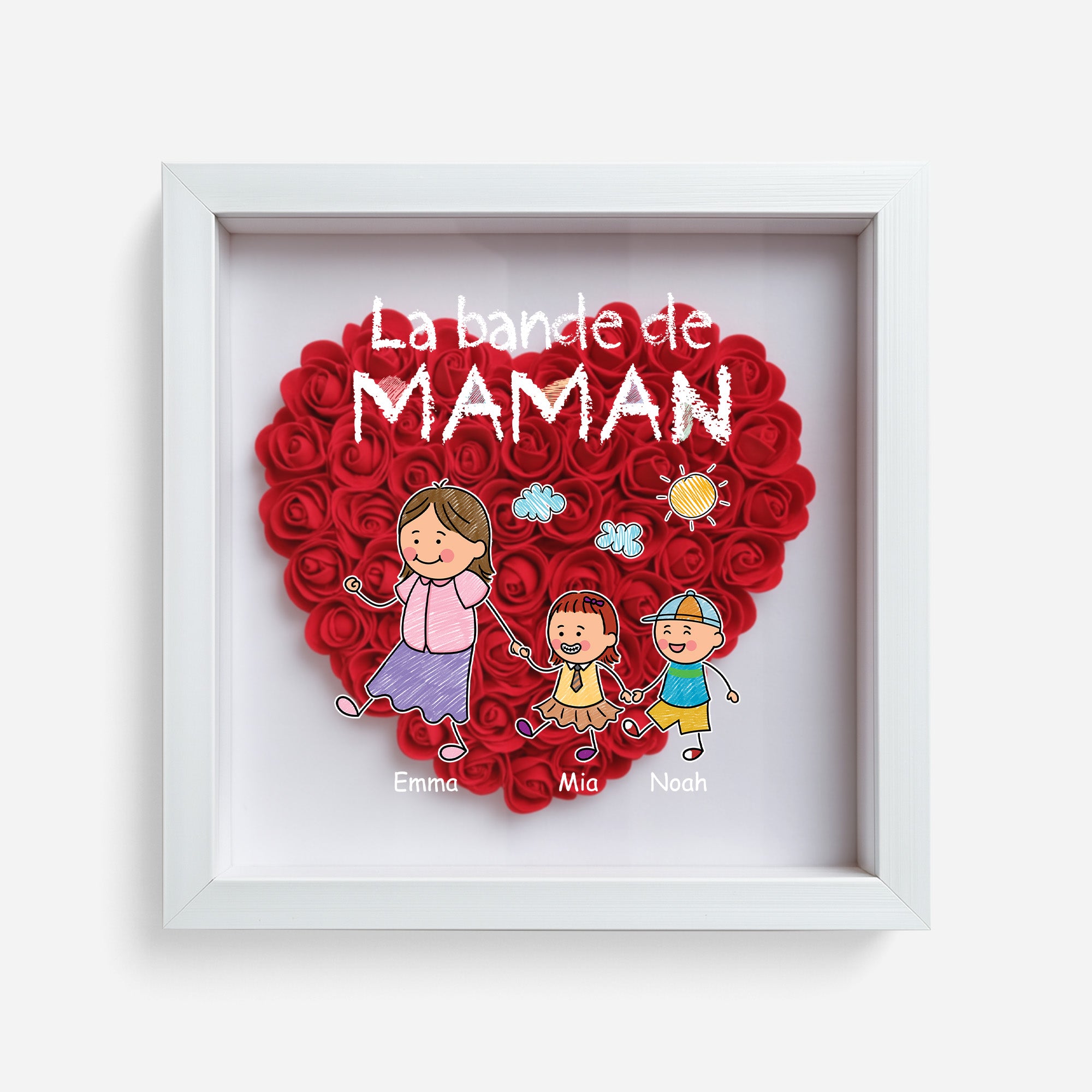 2793OFR1 boite a fleurs personnalisee la bande a maman mamie dessin crayon 2793o3l8b