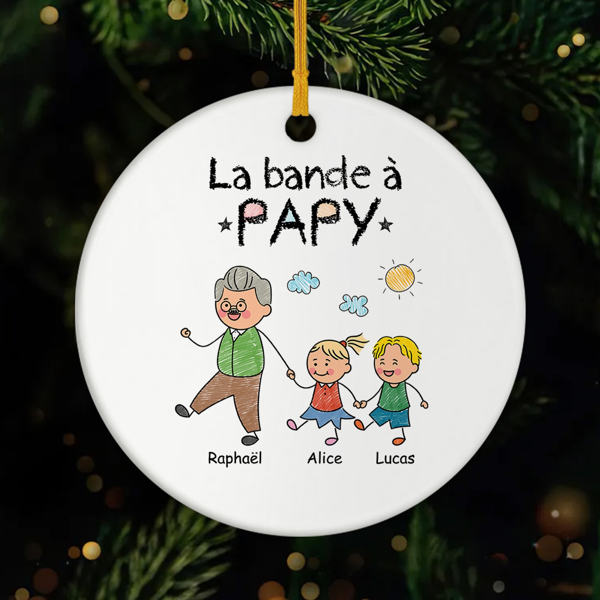 2793OFR1 ornement ceramique personnalise_ homme la bande a papy dessin crayon 2793o3l8b