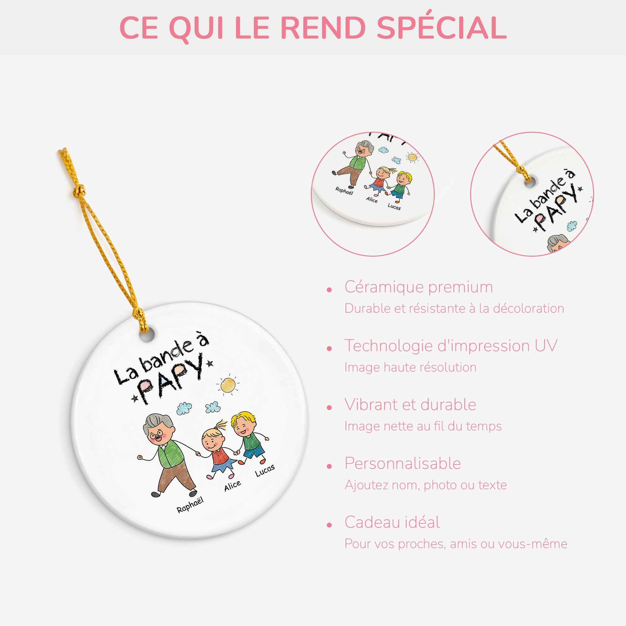 2793OFR4 ornement ceramique personnalise_ homme la bande a papy dessin crayon 2793o3l8b