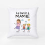 2793PFR1 coussin personnalise la bande a maman mamie dessin crayon 2793p3l8b