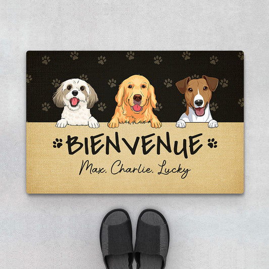 2888DFR1 bienvenue chez les chiens version vintage paillasson chien personnalise_5ce7f2a6 b955 4bf8 a35b af8060020c61