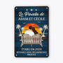 2982EFR2 notre paradis plaque personnalisee pour couple