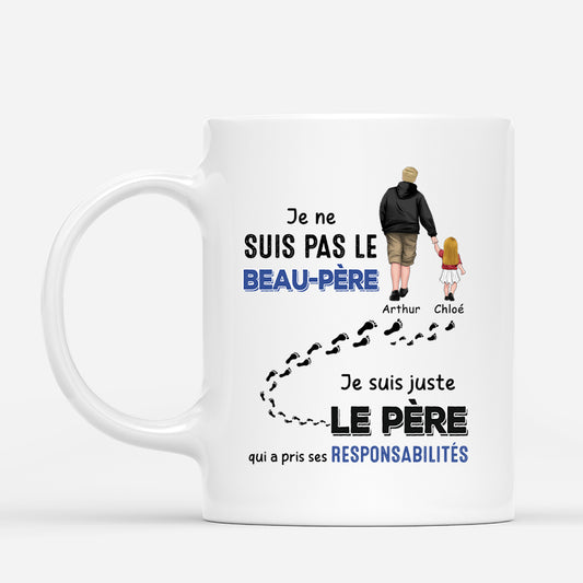 3032MFR1 je ne suis pas le beau pere mug personnalise pour beau pere_88c220f2 e288 486c baf8 d2ba558a60ba