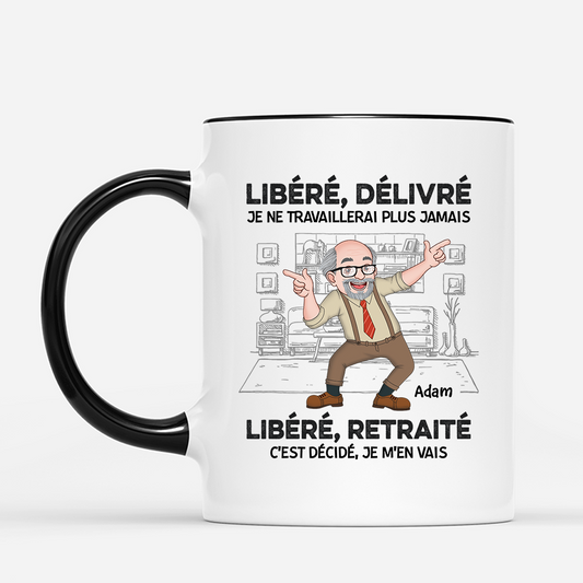 3160MFR2 mug retraite homme personnalise cest decide je men vais 3160m
