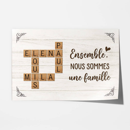 3221SFR1 ensemble nous formons une famille poster personnalise pour famille_0ded48eb ae5c 4f70 88b7 11779f5abaef