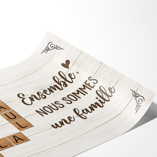 3221SFR2 ensemble nous formons une famille poster personnalise pour famille_a77b8539 bd00 4302 8c8b 8ab1af9d59b8