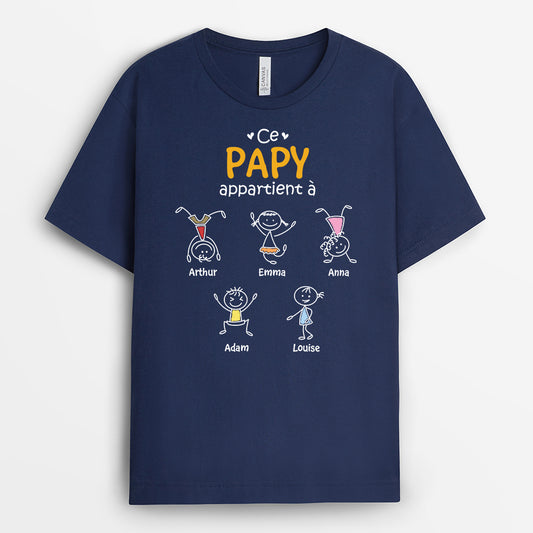 3291AFR2 ce papy appartient a version bonhommes allumettes tee shirt personnalisable papy_702b9c0f a129 4aed bd17 bb9534e6bf7c