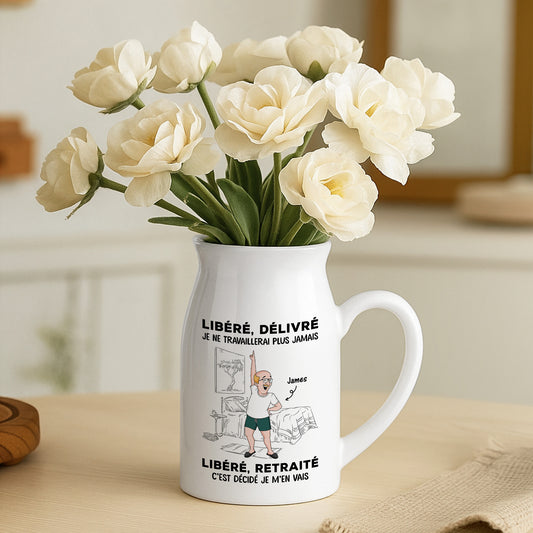 3316OFR1 vase personnalise pour la retraite libere delivre 3316o3v5a_2