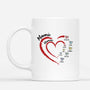 3319MFR1 mamie version coeur dessine au crayon pastel mug pour mamie personnalise