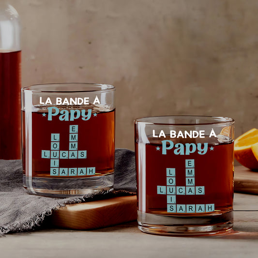3402IFR1 verre a whisky personnalise la bande a papy cadeau mots croises 3402i8q5b