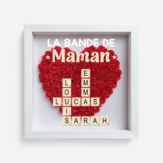 3402OFR1 boite a fleurs personnalise avec mots croises la bande a maman 3402o8q5a