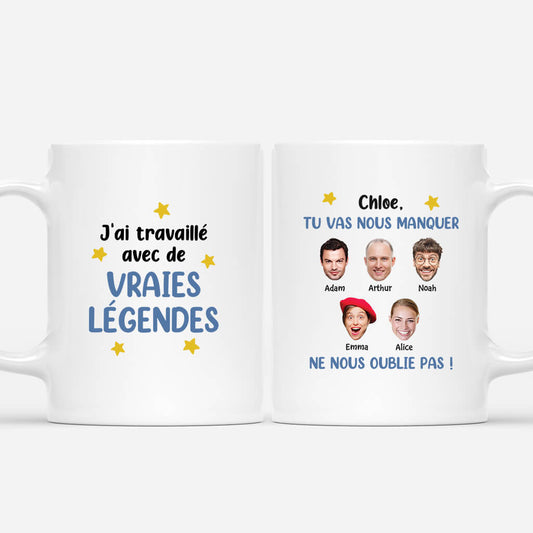 3407MFR1 tu vas nous manquer avec les visages droles mug humoristique collegue