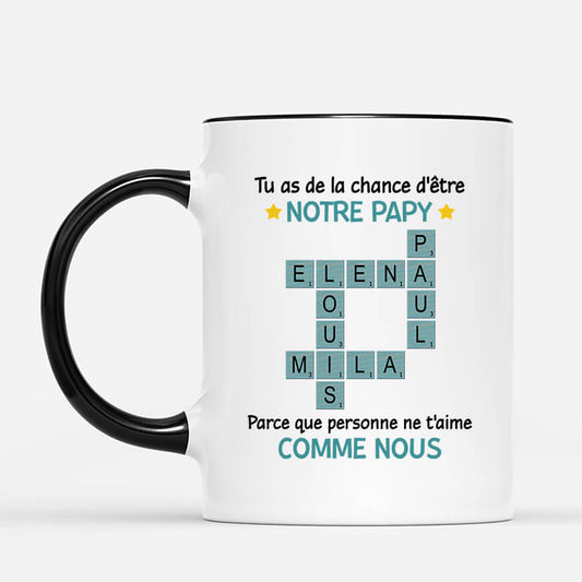 3422MFR2 mug pour mamie cadeaus mot croises personnalises 3422M6M5A