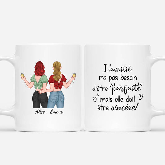 3470MFR1 l_amitie doit etre sincere mug pour meilleure amie personnalise