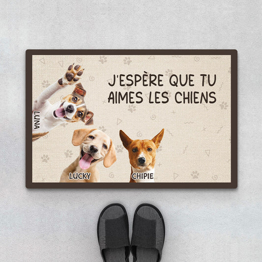 3497DFR1 jespere que tu aimes les chiens paillasson chien personnalise_465ecc7e 2adf 468d be5c 95bd83071b02