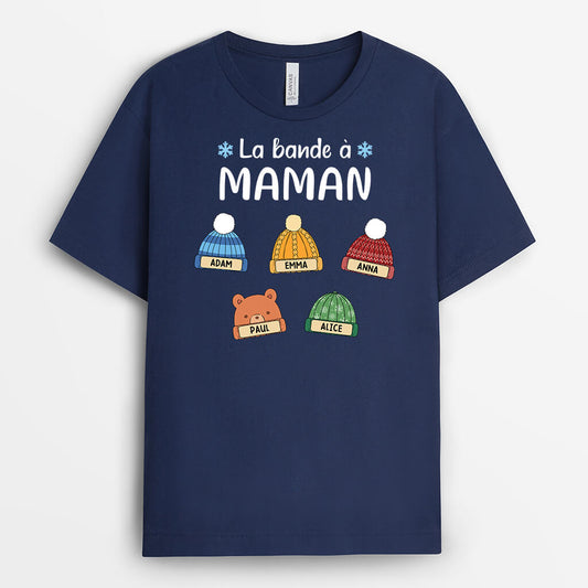 3541AFR2 la bande a papy version bonnet de noel tee shirt papy personnalise