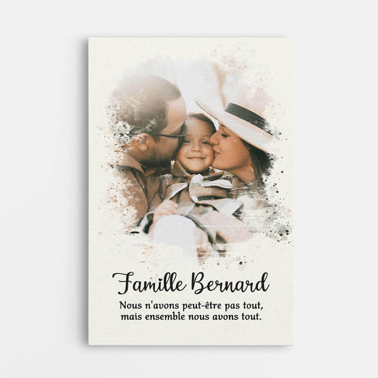 3548CFR1 nous avons tout toile personnalisee famille