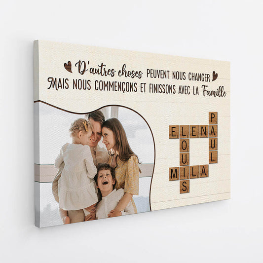 3576CFR2 nous commencons et finissons avec la famille tableau famille personnalise