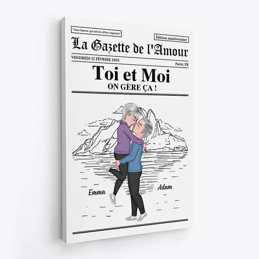3701CFR2 tout l_amour qui merite d_etre imprime tableau couple personnalise